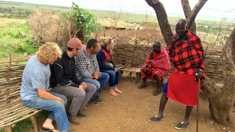 Visita di un villaggio Masai